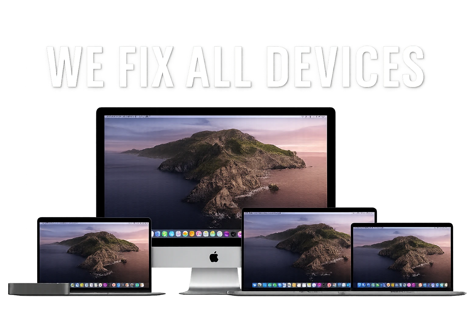 Mac devices serviced by JTG Systems