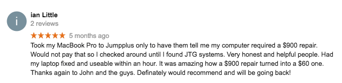 great review mac repair