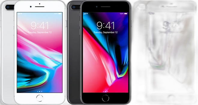 iPhone 8 Plus illustrative graphic