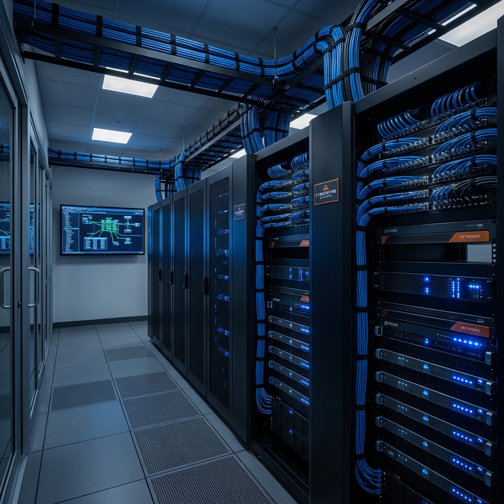 Professional Network Setup & Support Service illustrative graphic