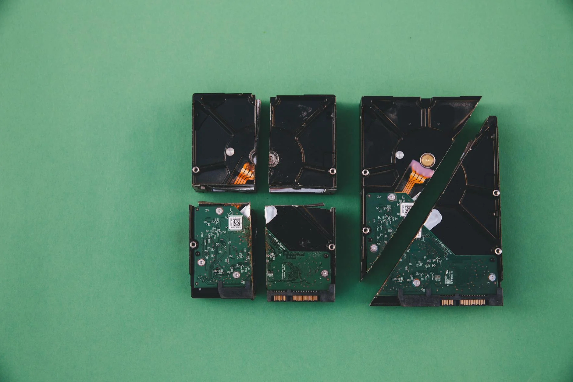 Specialist performing data recovery in a clean-room environment