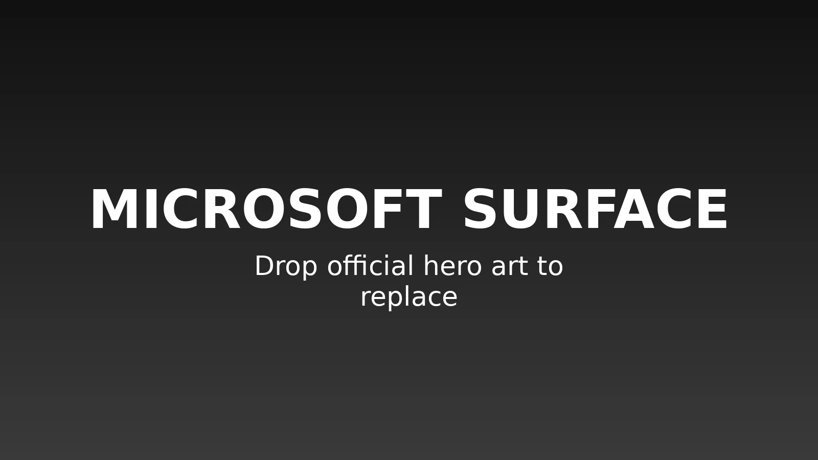 Microsoft Surface device lineup illustrative graphic